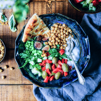 Тарелка с полезной едой